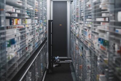 healthcare robotics - robot on lawn