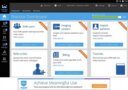 A screenshot of the Practice Fusion dashboard/homepage featuring tabs for EHR users, imaging centers, patient import, refer-a-doc, billing and tutorials